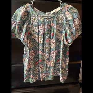 Loft short sleeve dress top